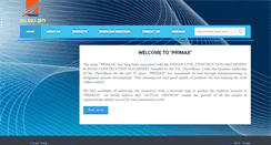 Desktop Screenshot of primaxgroup.com