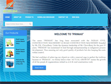 Tablet Screenshot of primaxgroup.com
